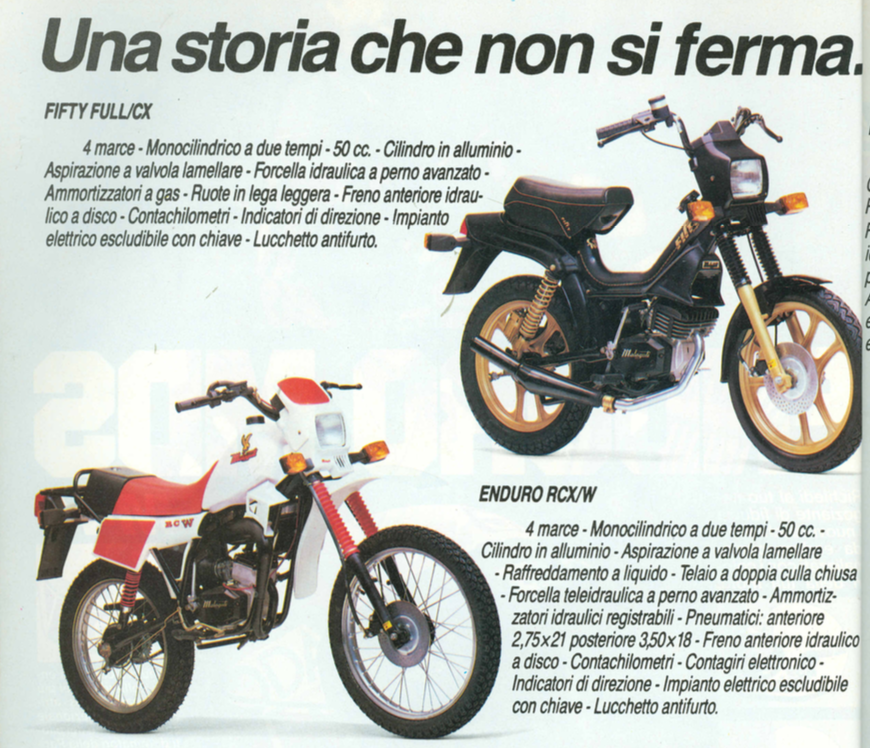 1983/1993: Enduro 50 Malaguti.